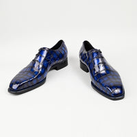 Saint Sharon Leather shoes men's Oxford crocodile leather bow bottom business shoes Goodyear high quality pure hand luxury shoes