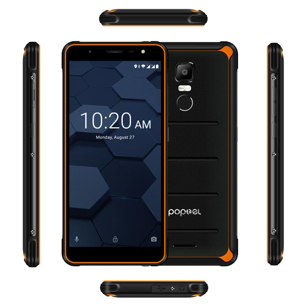 2020 Poptel P10 Unlocked Ruggedphone 5.5 Inch Octa Core 4GB+64GB 3600mah NFC Hot-Selling Smartphone Quatity/Price Ratio Slim ID