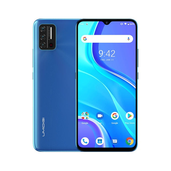UMIDIGI A7S 6.53" 20:9 Large Full Screen 32GB 4150mAh Triple Camera Cellphone Infrared Temperature Sensor Type C Smartphone