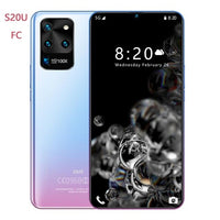 New 7.5inch Galax S20U Network Snapdragon 855 Smartphone 4 Cameras 12GB RAM 512GB ROM Deca Core Global Version With Phone Case