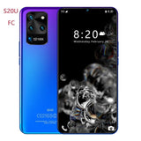 New 7.5inch Galax S20U Network Snapdragon 855 Smartphone 4 Cameras 12GB RAM 512GB ROM Deca Core Global Version With Phone Case