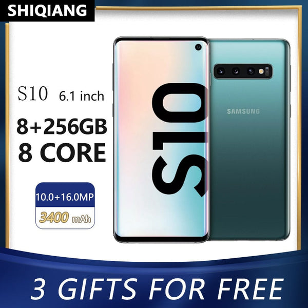 Used Unlocked Original Samsung Galaxy S10 Cell Phones Global Version Android Mobile Phones 8+256G LTE 6.1inch Smartphones