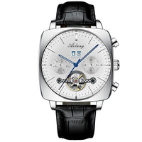 swiss watch mechanical automatic chronograph Square Large Dial Watch Hollow Waterproof 2020 New mens fashion watches luxury