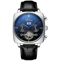swiss watch mechanical automatic chronograph Square Large Dial Watch Hollow Waterproof 2020 New mens fashion watches luxury