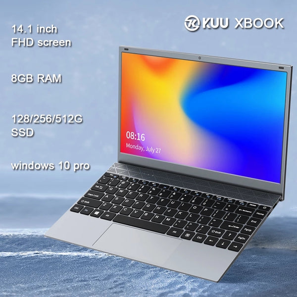 14.1 Inch 8GB DDR4 RAM Student Computer Intel Processor Bluetooth WiFi Windows 10 laptop Full Size Keyboard Student Notebook