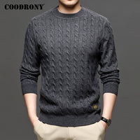 COODRONY Brand Sweater Men Streetwear Fashion Knitwear Jumper O-Neck Pullover Men Clothing Autumn Winter Casual Sweaters C1191
