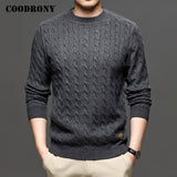 COODRONY Brand Sweater Men Streetwear Fashion Knitwear Jumper O-Neck Pullover Men Clothing Autumn Winter Casual Sweaters C1191