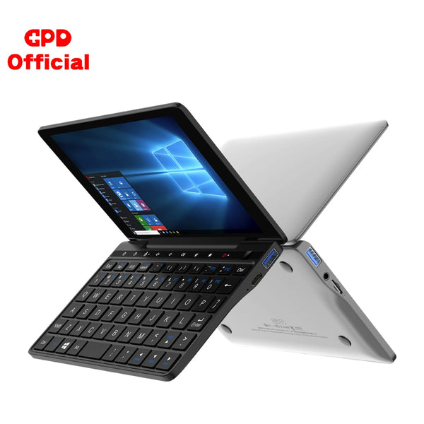 New GPD Pocket 2  8GB 256GB 7 Inch Slim Laptop Gaming  Mini PC Computer Netbook Touch Screen CPU Intel Celeron 3965Y Windows 10