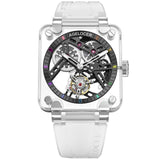 AGELOCER Swiss Original Brand Full Sapphire Crystal Gems Men's Automatic Tourbillon Watches Men Mechanical Power Reserve 80H