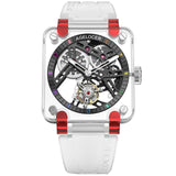 AGELOCER Swiss Original Brand Full Sapphire Crystal Gems Men's Automatic Tourbillon Watches Men Mechanical Power Reserve 80H