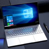 15.6 Inch  Laptop Quad Core DDR 8GB RAM 512GB 1TB ROM for Intel Celeron J4125 Windows 10 Pro Computer Bluetooth Backlit keyboard