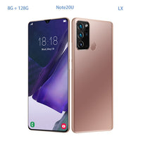 4G 5G Note20 Ultra Mobile Phone 10core 8G 256G Dual Card 6.7” Full-Screen Ultrabook Global Telefones Celulares Smartphone Google