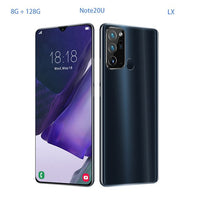 4G 5G Note20 Ultra Mobile Phone 10core 8G 256G Dual Card 6.7” Full-Screen Ultrabook Global Telefones Celulares Smartphone Google