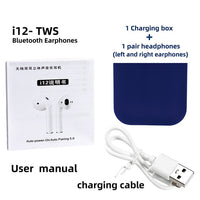 BOHM i7s TWS Wireless Earpiece  Bluetooth 5.0 Earphone sport Earbuds Headset With Mic charge box For smartphone