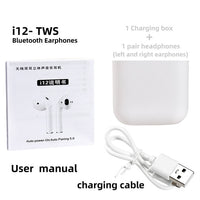 BOHM i7s TWS Wireless Earpiece  Bluetooth 5.0 Earphone sport Earbuds Headset With Mic charge box For smartphone