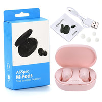BOHM A6S PRO TWS Bluetooth Earphone Wireless Headphone Stereo Headset sport Earbuds microphone with charging box for smartphone
