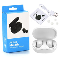 BOHM A6S PRO TWS Bluetooth Earphone Wireless Headphone Stereo Headset sport Earbuds microphone with charging box for smartphone