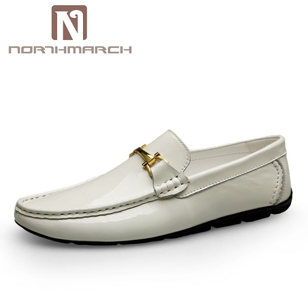 NORTHMARCH Men Shoes 2021 Luxury Fashion Casual Loafers Genuine Leather Shoes Men Breathable Moccasin Driving Shoes Men Schoenen