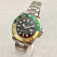Custom Logo Swiss automatic Movement High-end Brand Automatic Mechanical Watch GMT Automatic movement Men watch Rolexable