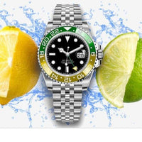 Custom Logo Swiss automatic Movement High-end Brand Automatic Mechanical Watch GMT Automatic movement Men watch Rolexable