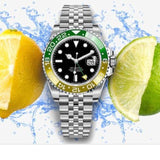 Custom Logo Swiss automatic Movement High-end Brand Automatic Mechanical Watch GMT Automatic movement Men watch Rolexable