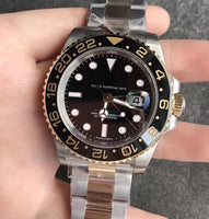 Custom Logo Swiss automatic Movement High-end Brand Automatic Mechanical Watch GMT Automatic movement Men watch Rolexable