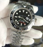 Custom Logo Swiss automatic Movement High-end Brand Automatic Mechanical Watch GMT Automatic movement Men watch Rolexable