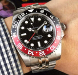 Custom Logo Swiss automatic Movement High-end Brand Automatic Mechanical Watch GMT Automatic movement Men watch Rolexable