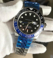 Custom Logo Swiss automatic Movement High-end Brand Automatic Mechanical Watch GMT Automatic movement Men watch Rolexable