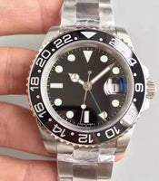 Custom Logo Swiss automatic Movement High-end Brand Automatic Mechanical Watch GMT Automatic movement Men watch Rolexable