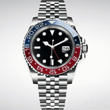Custom Logo Swiss automatic Movement High-end Brand Automatic Mechanical Watch GMT Automatic movement Men watch Rolexable
