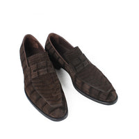Vikeduo Men'S Crocodile Skin Loafers Shoes Custom Genuine Leather Fashion Party Wedding Dress Office Original Designer