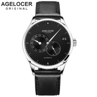 AGELOCER Swiss Luxury Brand Watch For Men Stainless Steel Clock Male Diver Watch Mens Shockproof Waterproof Wristwatch Relogio