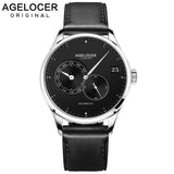 AGELOCER Swiss Luxury Brand Watch For Men Stainless Steel Clock Male Diver Watch Mens Shockproof Waterproof Wristwatch Relogio
