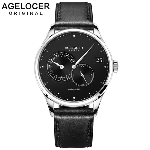 AGELOCER Swiss Luxury Brand Watch For Men Stainless Steel Clock Male Diver Watch Mens Shockproof Waterproof Wristwatch Relogio