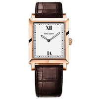 Agelocer Swiss Brand Ladies Watches Women Fashion Quartz watch France Genuine Real Leather Luminous 6.2MM Thin Dress Watches