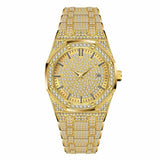 MISSFOX New Arrival Role Watch Men Luxury Brand Top Male Gold Wrist Watch Ar High Quality Diamond Rolexable Watch For Men's Gift
